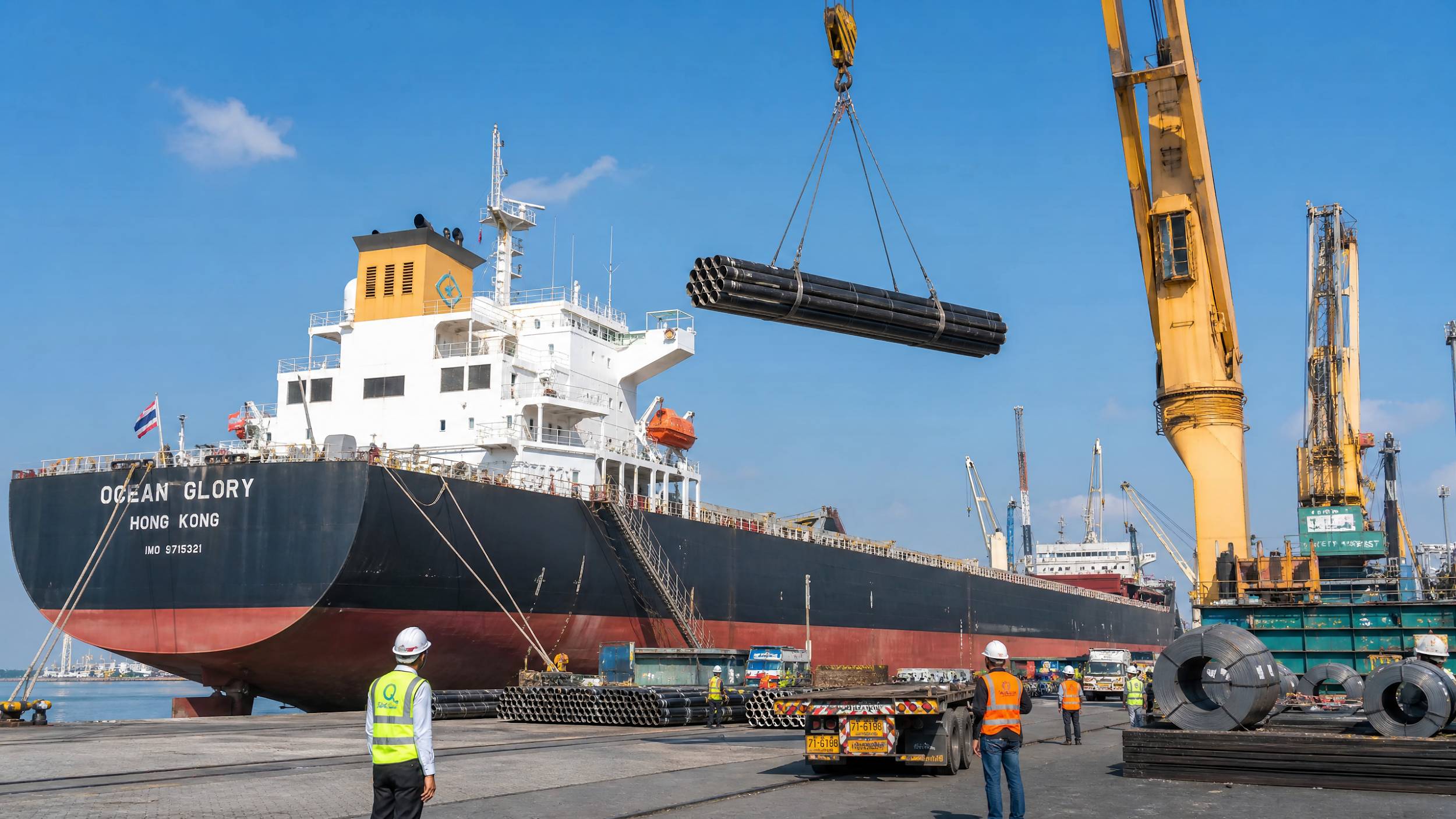 Efficient Steel Shipping from Thailand